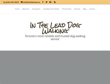Tablet Screenshot of inthelead.ca